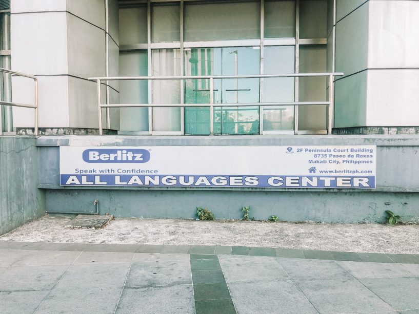 Berlitz Makati 門面標誌